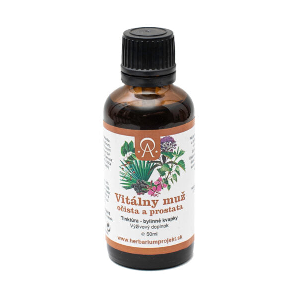 Vitálny muž, prostata a očista, tinktúra, 50ml