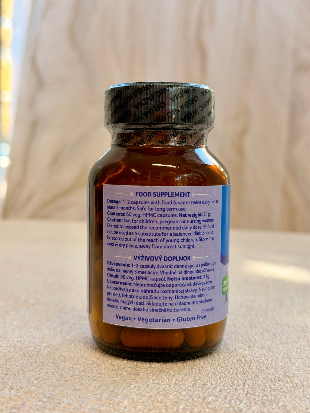 Brahmi – Organic India, 60 kapsúl