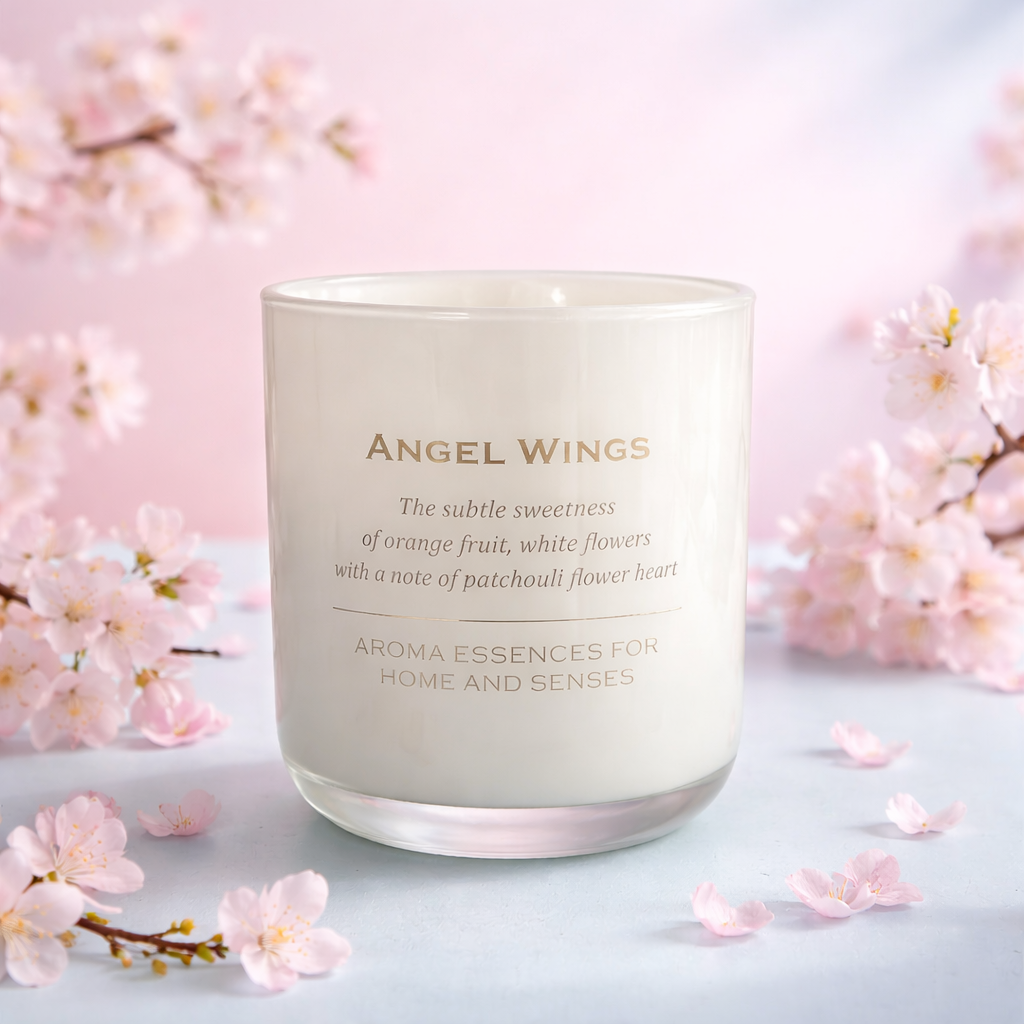 Angel Wings – luxusná vonná sviečka so zlatým viečkom