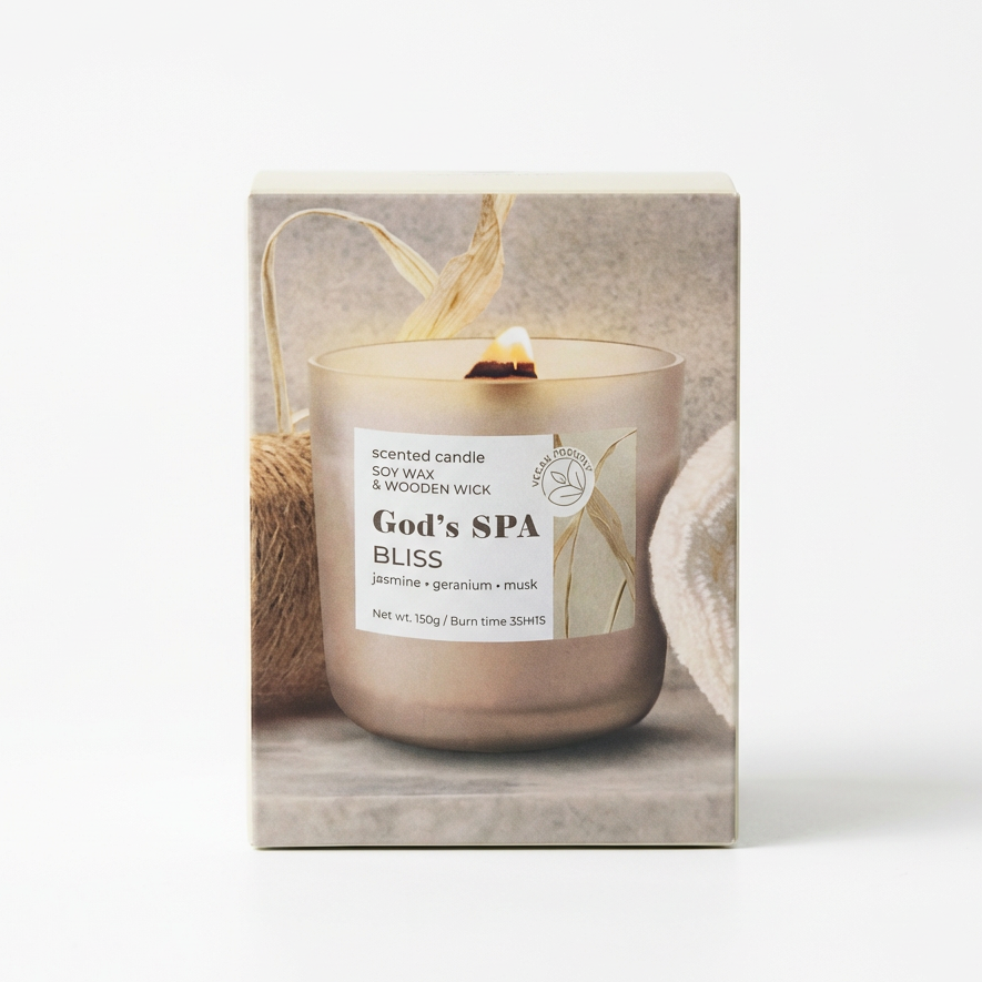 God's SPA BLISS – vonná sójová sviečka