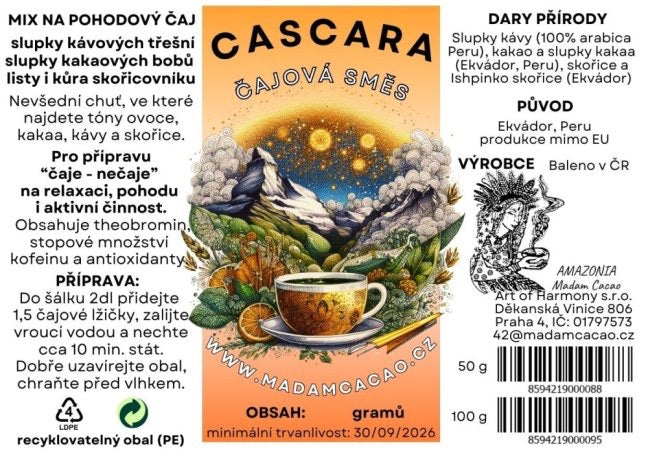 Cascara – Čajová směs (Mix na pohodový čaj)