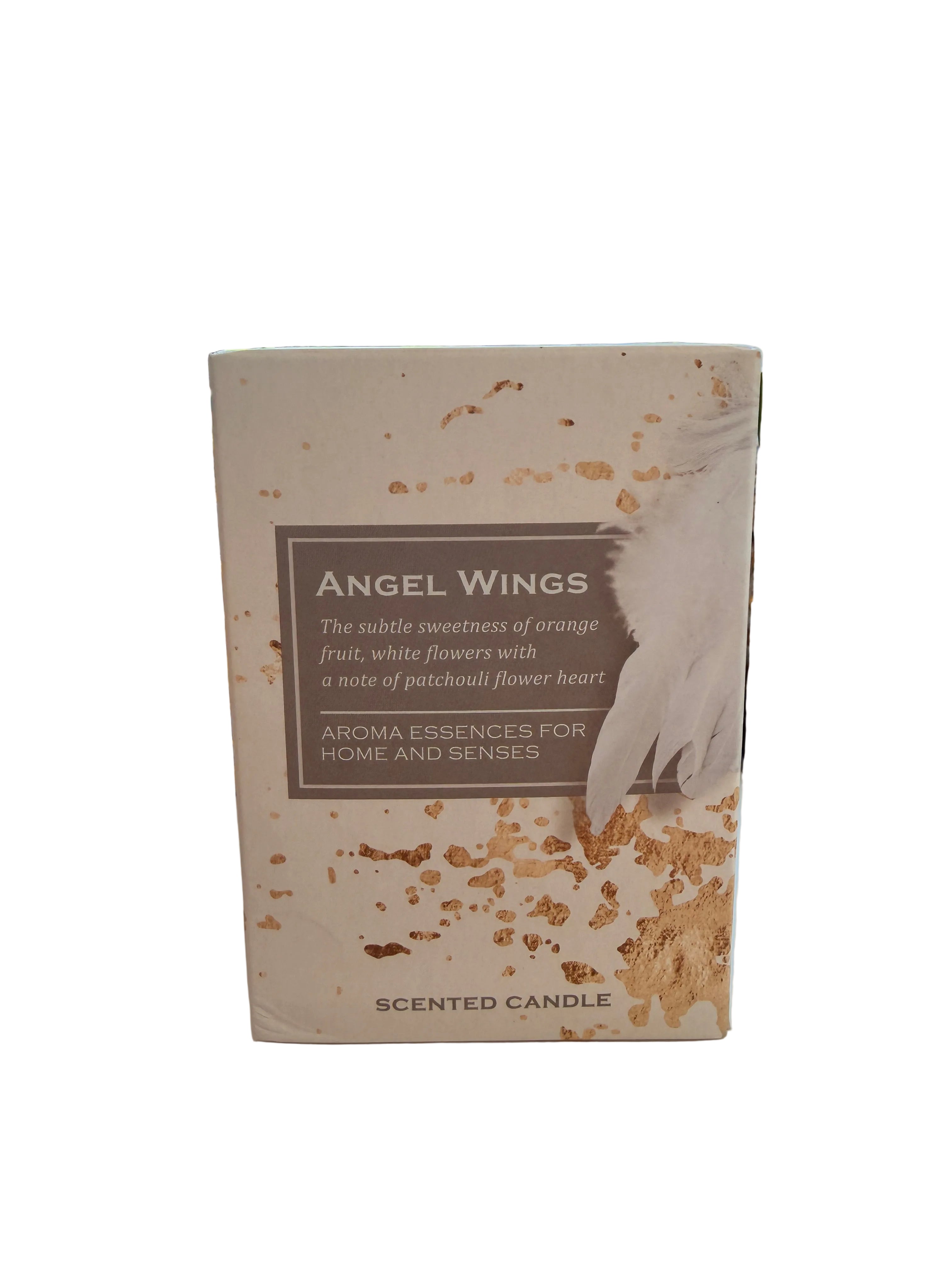 Luxusná vonná sviečka – Angel Wings so zlatým viečkom