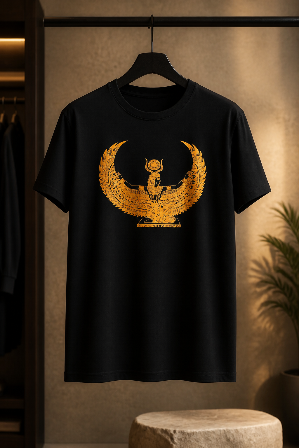 Tričko s Bohyňou Isis potlačou (unisex)
