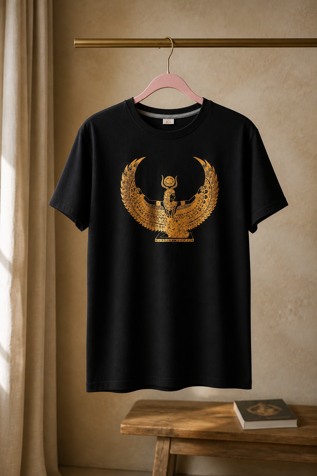 Tričko s bohyňou Isis potlačou, unisex
