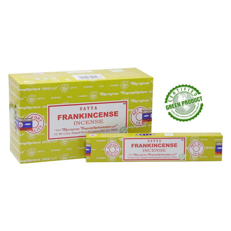 Satya Frankincense (kadidlo) vonné tyčinky 15g