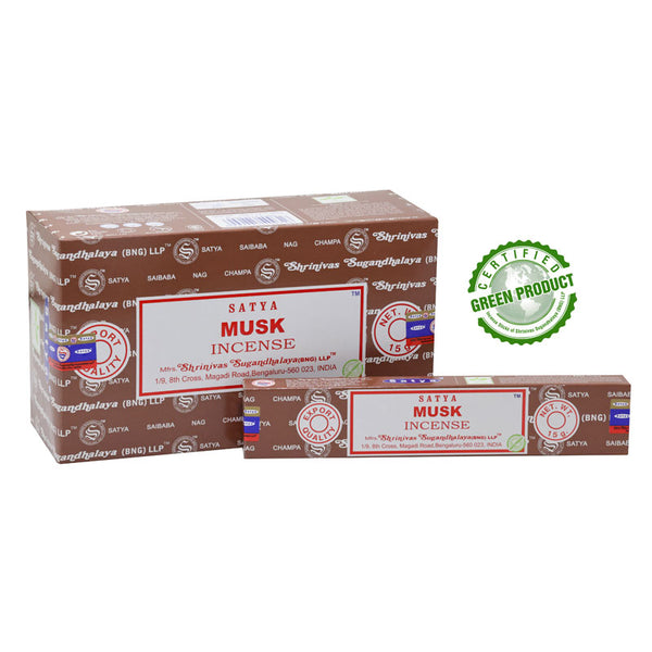 Satya Musk (pižmo) – vonné tyčinky 15g
