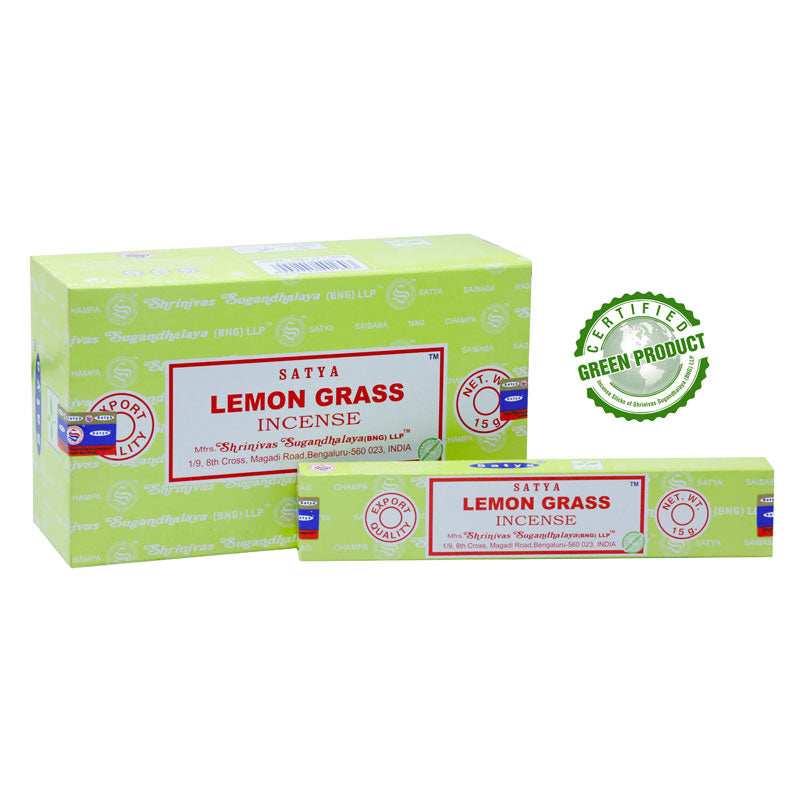 Satya Lemon Grass (citrónová tráva) vonné tyčinky 15g