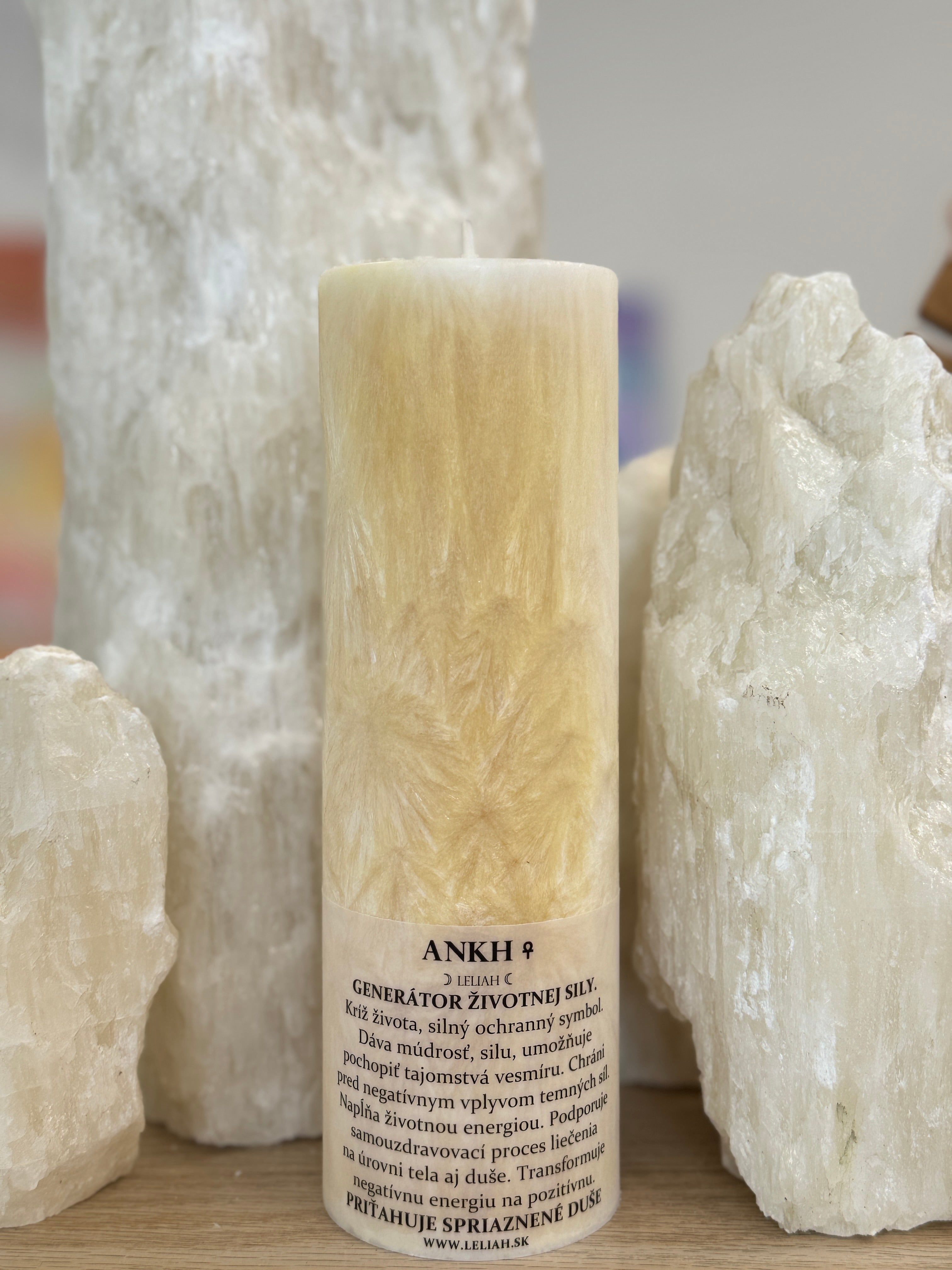ANKH – kríž života, ochrana a životná sila – energetická sviečka LELIAH