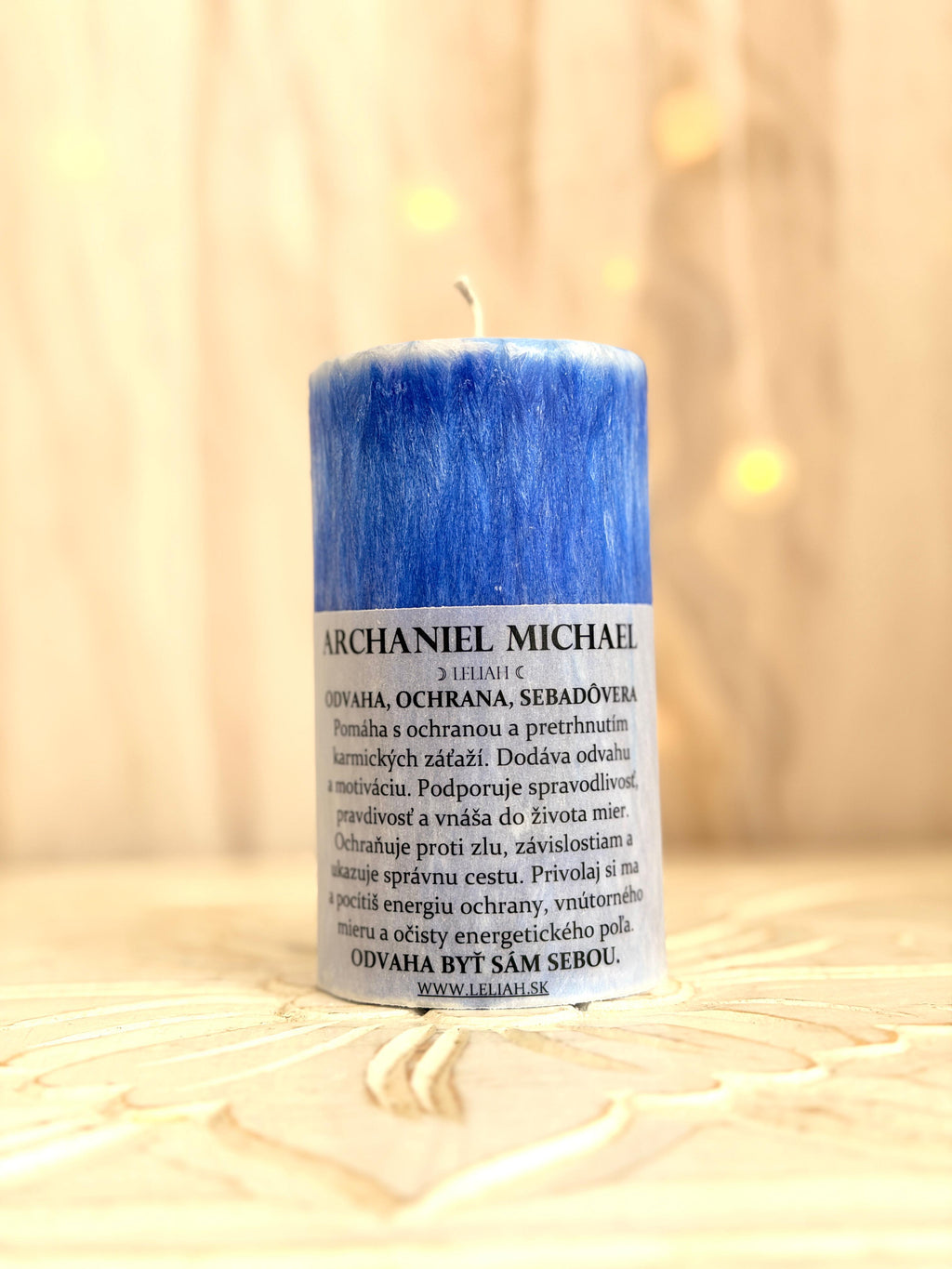 Archanjel Michael – odvaha, ochrana a sebadôvera – energetická sviečka LELIAH – foto 3