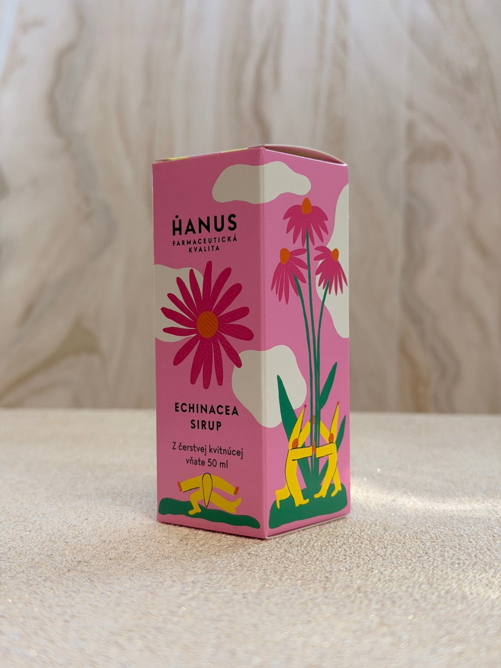Echinacea sirup Hanus z čerstvej kvitnúcej vňate – krabička
