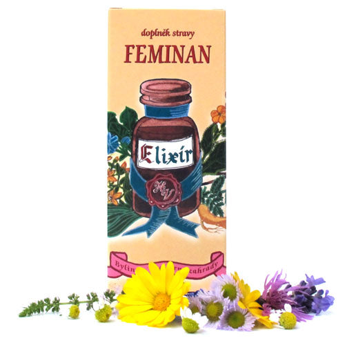 Feminan – ženské hormóny a cyklus | bylinný elixír 50 ml
