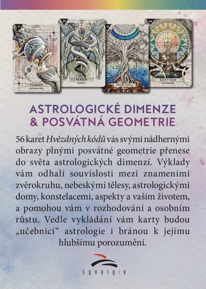 Hviezdne kódy – zadná strana balenia