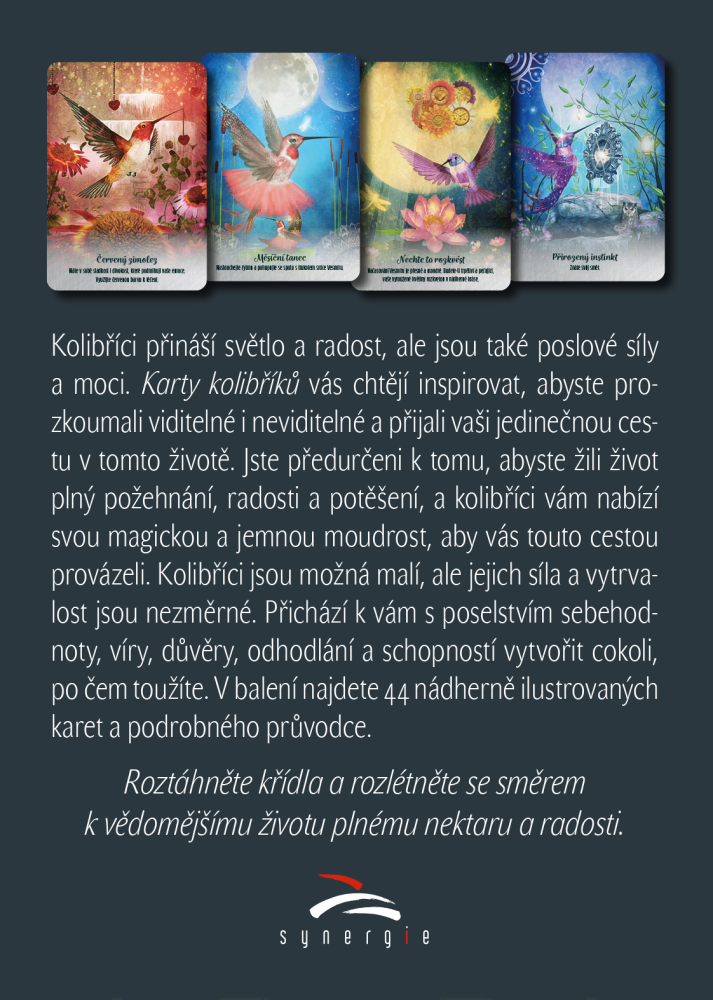 Karty Kolibříků (Hummingbird Oracle Cards)