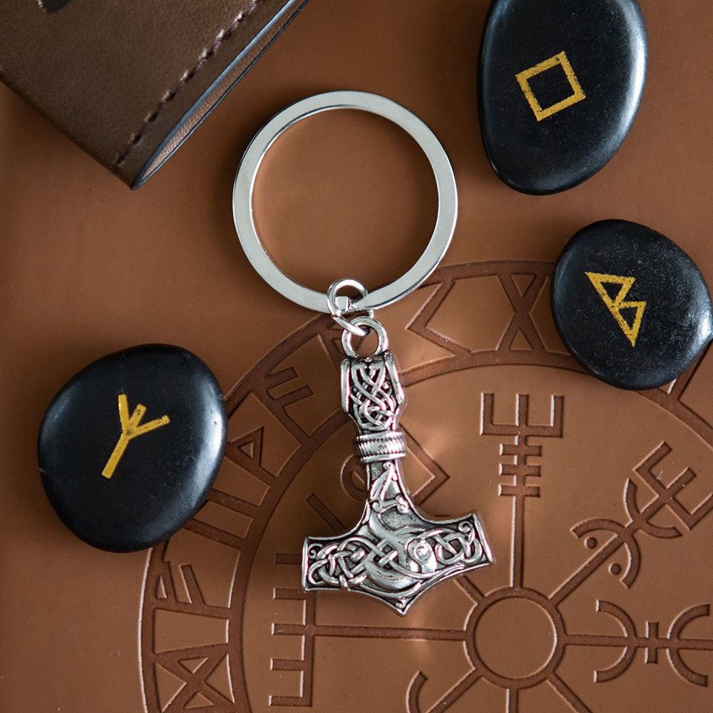 Vikingská kľúčenka Mjölnir – Thorovo kladivo