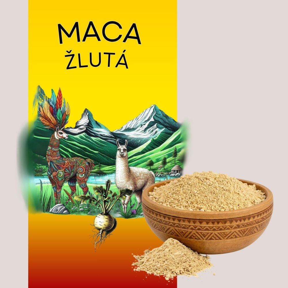 Maca peruánska žltá (gelatinizovaná) – peruánsky ženšen | 100 g