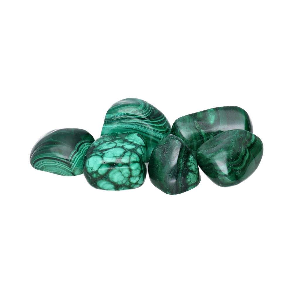 Malachit tumbled kameň
