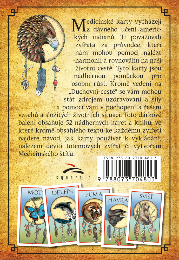 Medicínske karty – zadná strana balenia