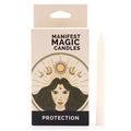 Biele rituálne sviečky Ochrana Manifest Magic Candles