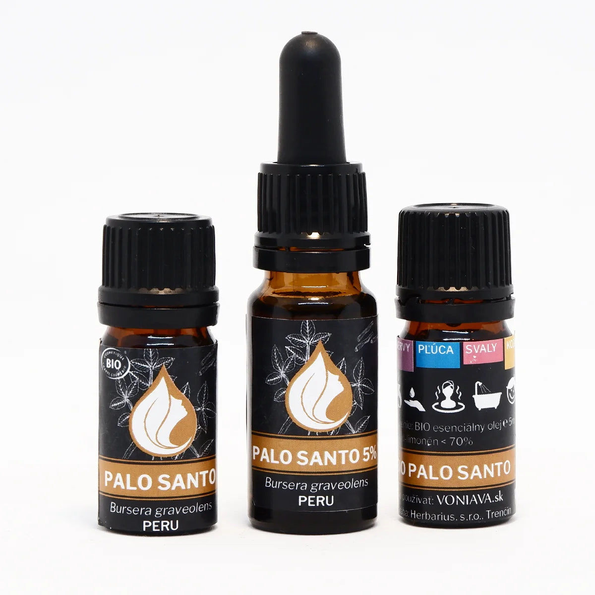Palo Santo 100% esenciálny olej, Bursera graveolens, Peru
