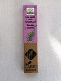 Palo Santo s rozmarínom vydymovacie tyčinky Namaste India Earth Inspired