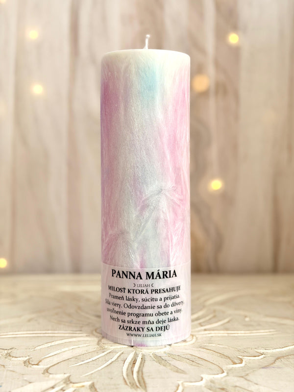 Panna Mária – milosť, láska a sila viery | energetická sviečka LELIAH