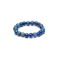 Elastický minerálový prsteň z lapisu lazuli 3 mm