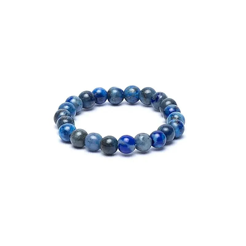 Elastický minerálový prsteň z lapisu lazuli 3 mm