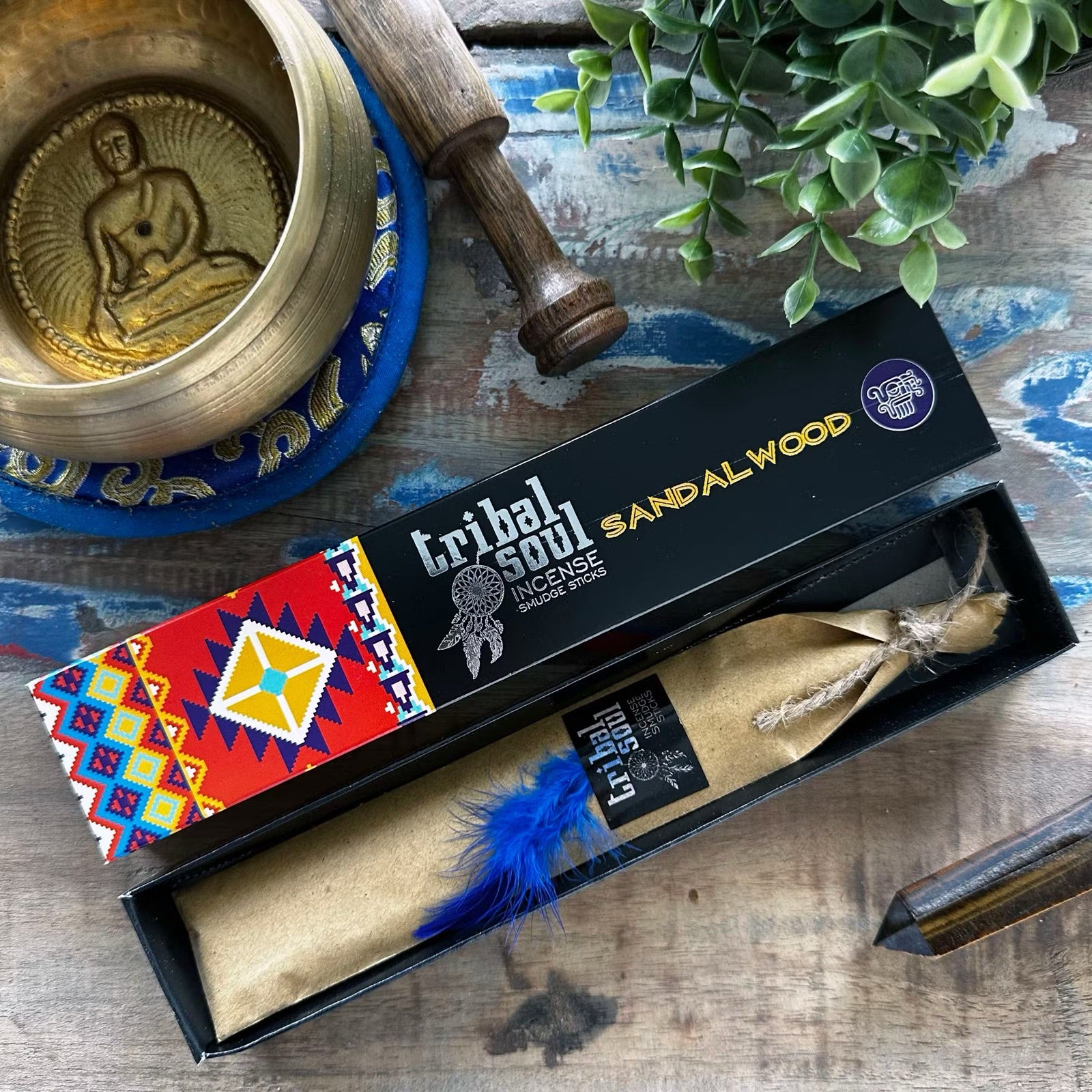 Tribal Soul Santalové drevo – vydymovacie tyčinky Sandalwood