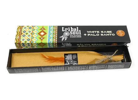 Tribal Soul vydymovacie tyčinky Biela šalvia + Palo Santo