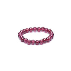 Elastický prsteň z granátu, 3 mm