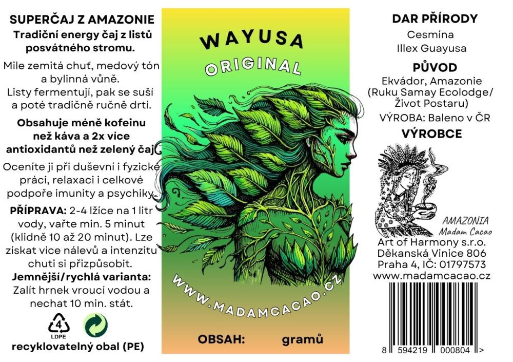Wayusa Original – amazonský superčaj (energia pralesa) | 50 g