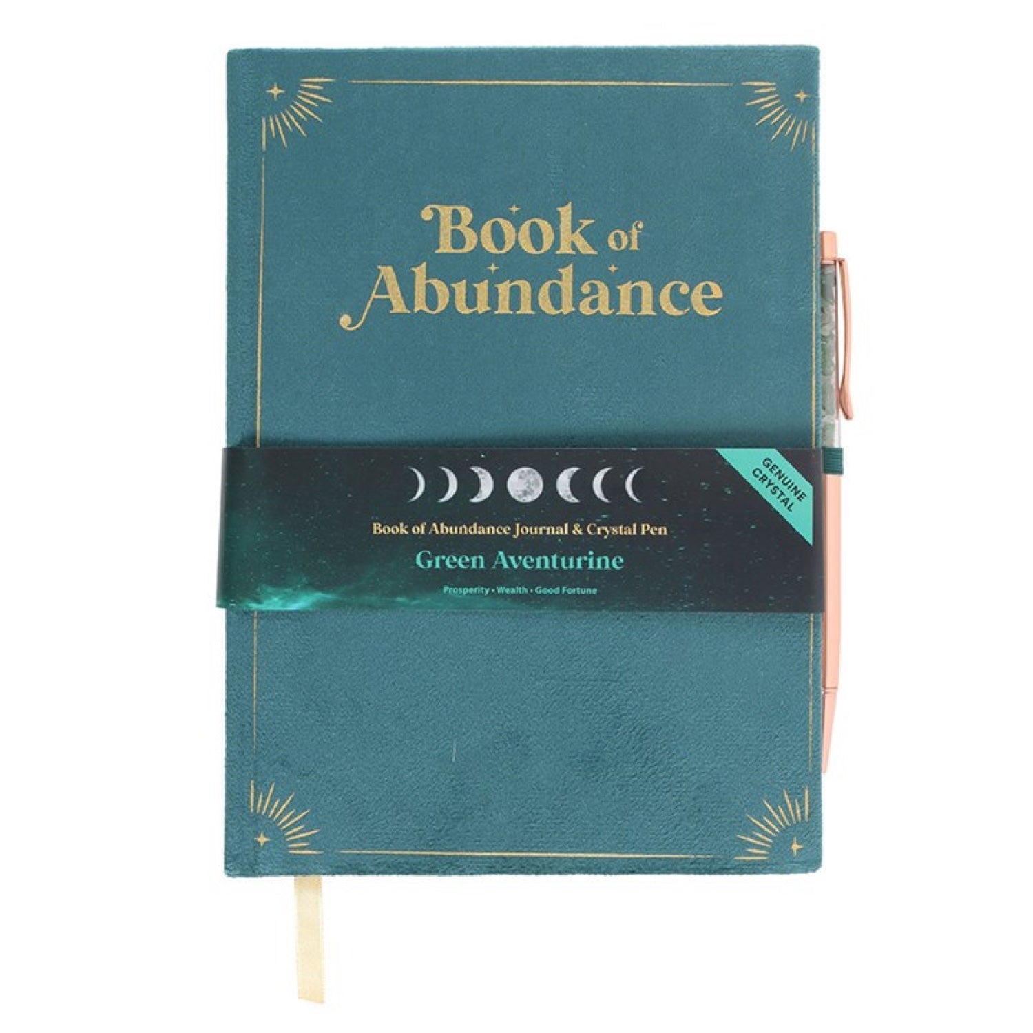 Book of Abundance – linajkové listy a avanturínové pero